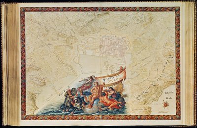 Ms. 987, Vol.2 fol.63 Plan of Toulon, from the 